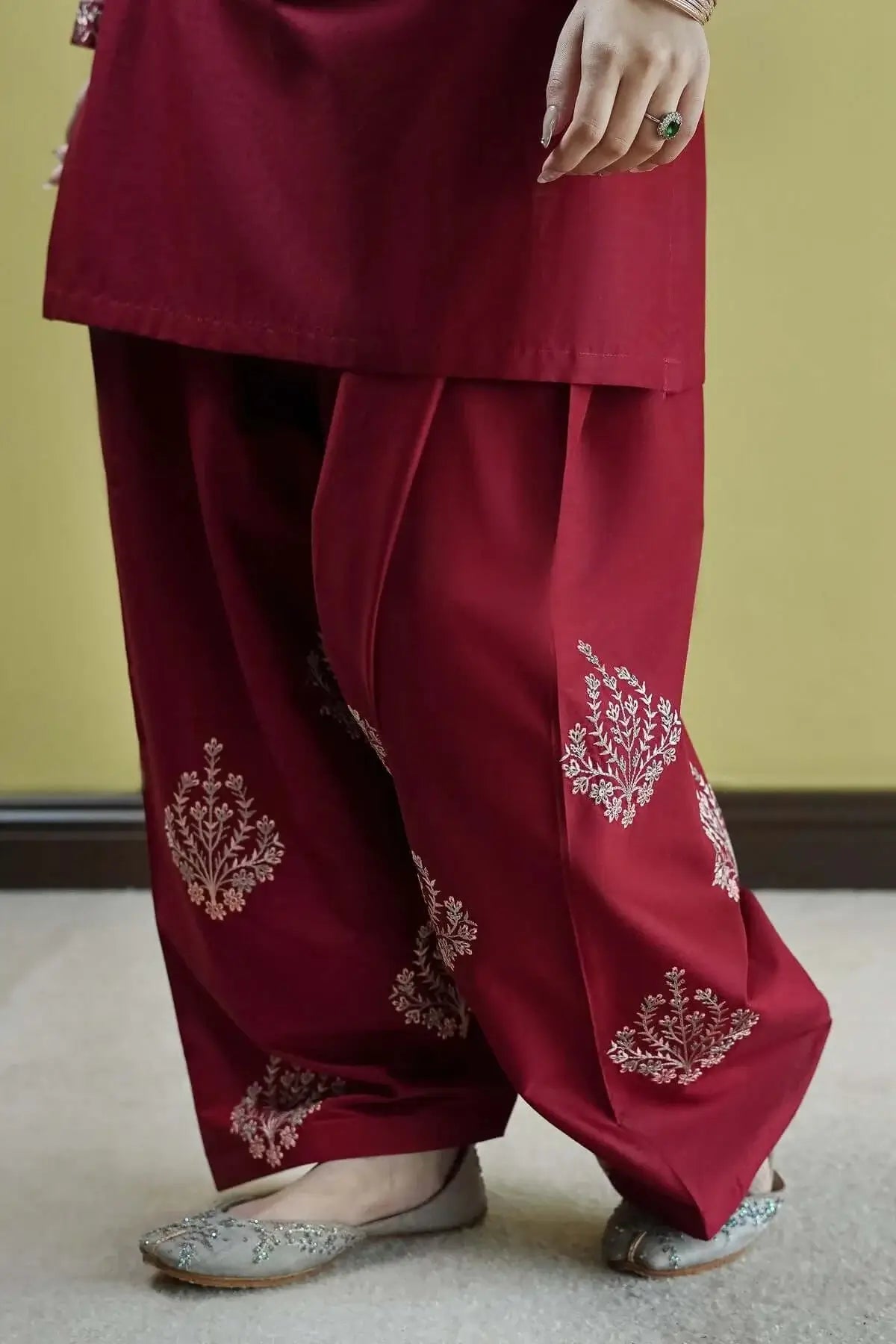 2 Piece Unstitched Heavy Embroidered Lawn Suit