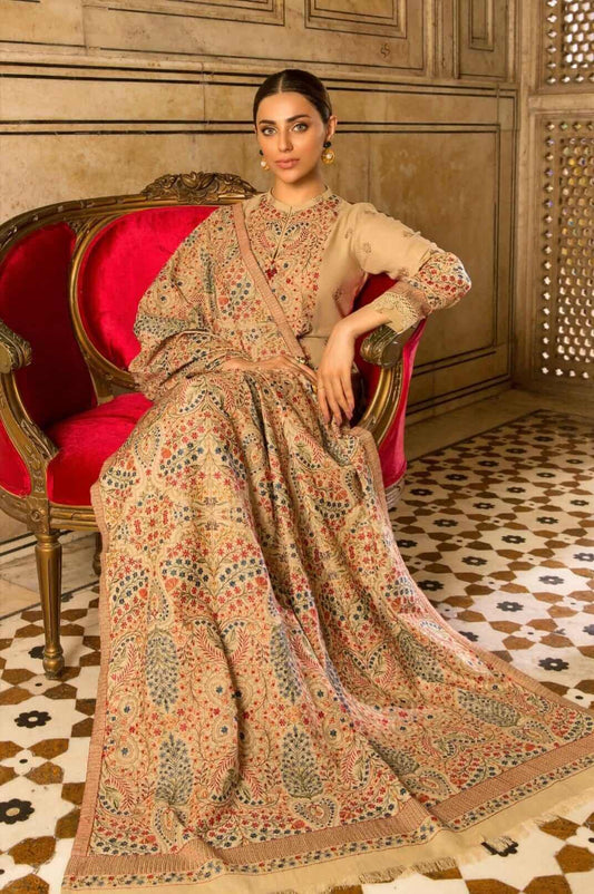 3 Piece Unstitched Heavy Embroidered Silk Suit New latest khaddar collection 2022 printed digital linen designer linen sana safinaz velvet collection 2022 kayseria marina sale 2022 bareeze clothes gul ahmed marina suit