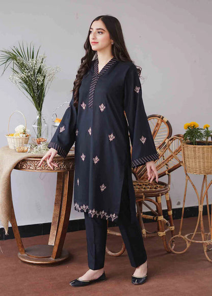 3 Piece Unstitched Heavy Embroidered Dhanak Wool Suit With Embroidered Dhanak Wool Shawl