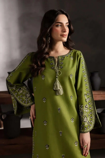 2 Piece Unstitched Heavy Embroidered Lawn Suit