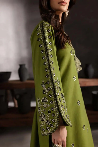 2 Piece Unstitched Heavy Embroidered Lawn Suit