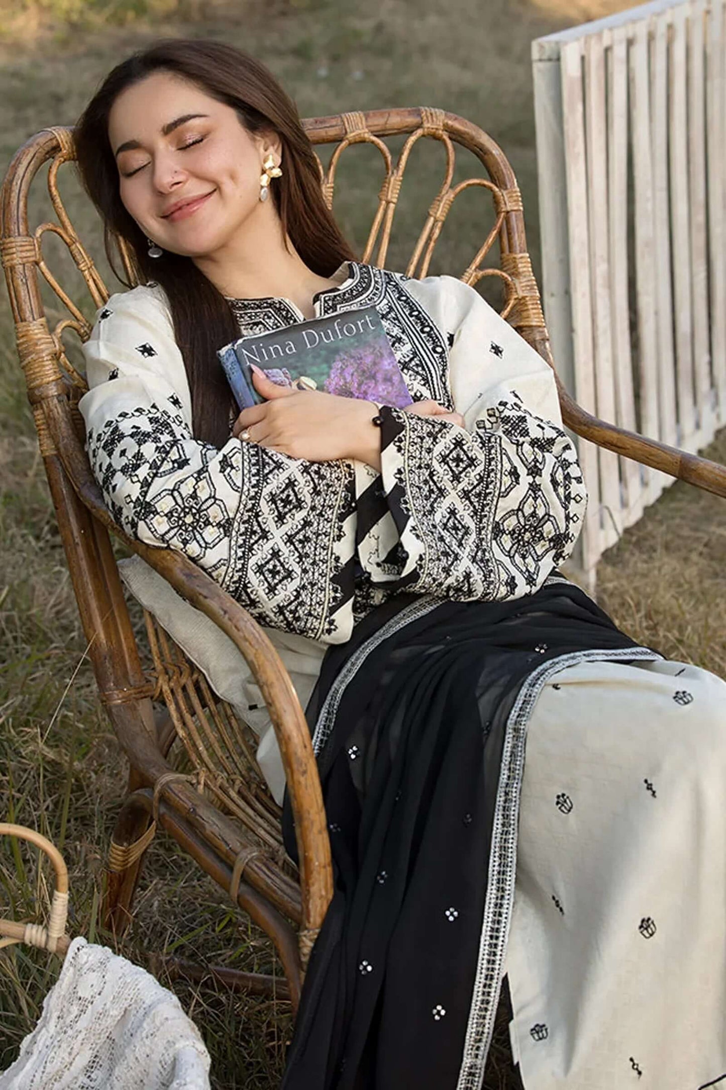 3 Piece Unstitched Heavy Embroidered Dhanak Suit with Embroidered Dhanak Shawl