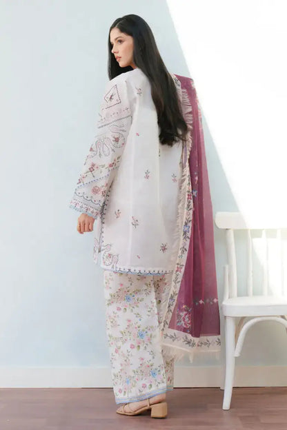 3 Piece Unstitched Digital Printed Pure Lawn Suit with Fine Printed Lawn Dupatta