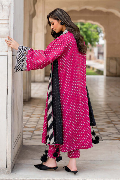 3 Piece Unstitched Digital Printed Pure Lawn Suit with Printed Lawn Dupatta