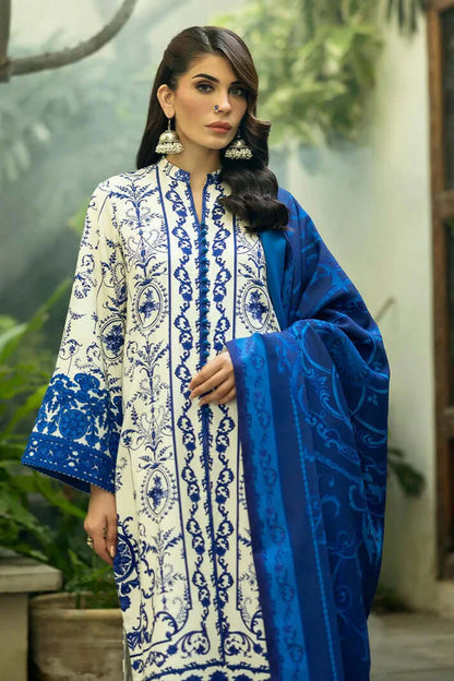 3 Piece Unstitched Digital Printed Pure Lawn Suit with Fine Printed Lawn Dupatta