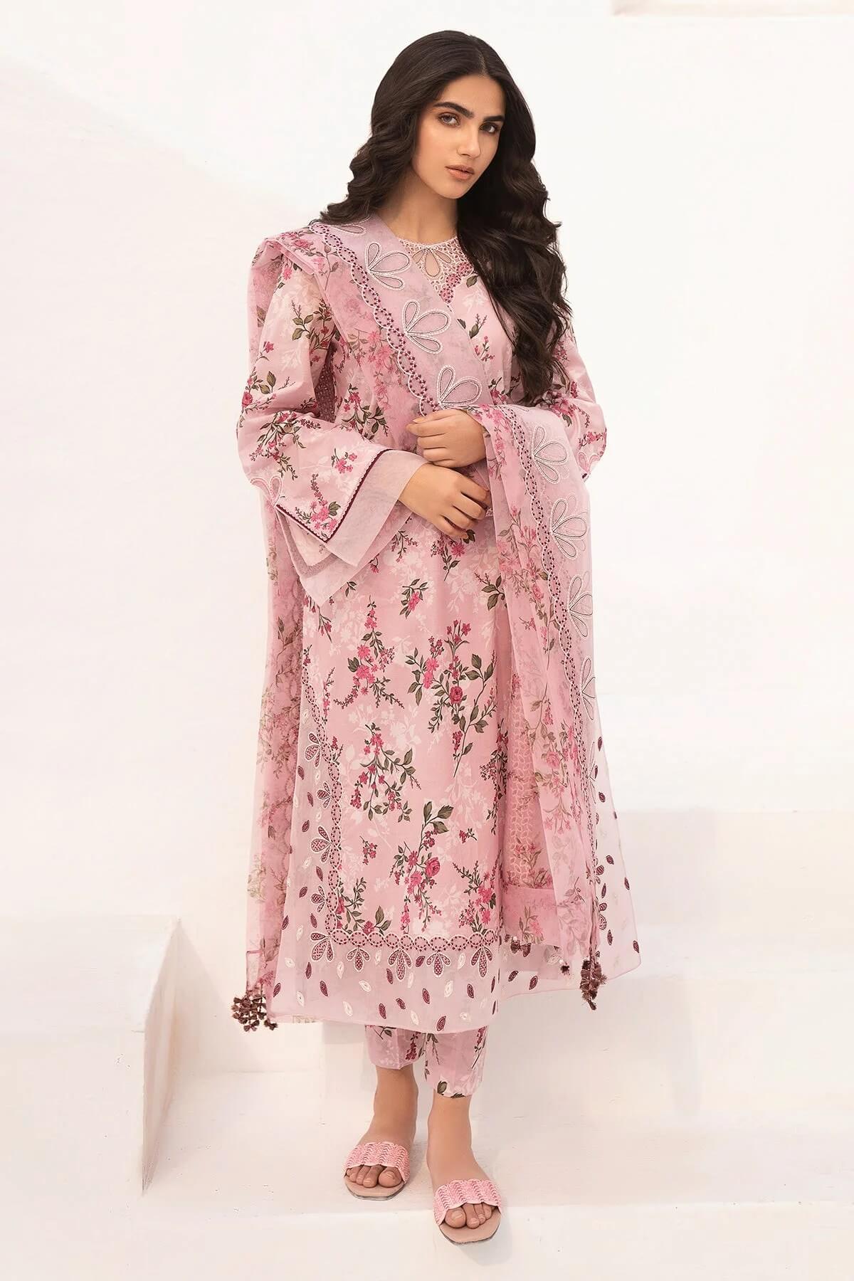 3 Piece Unstitched Digital Printed Khaddar Suit with Printed Khaddar Dupatta